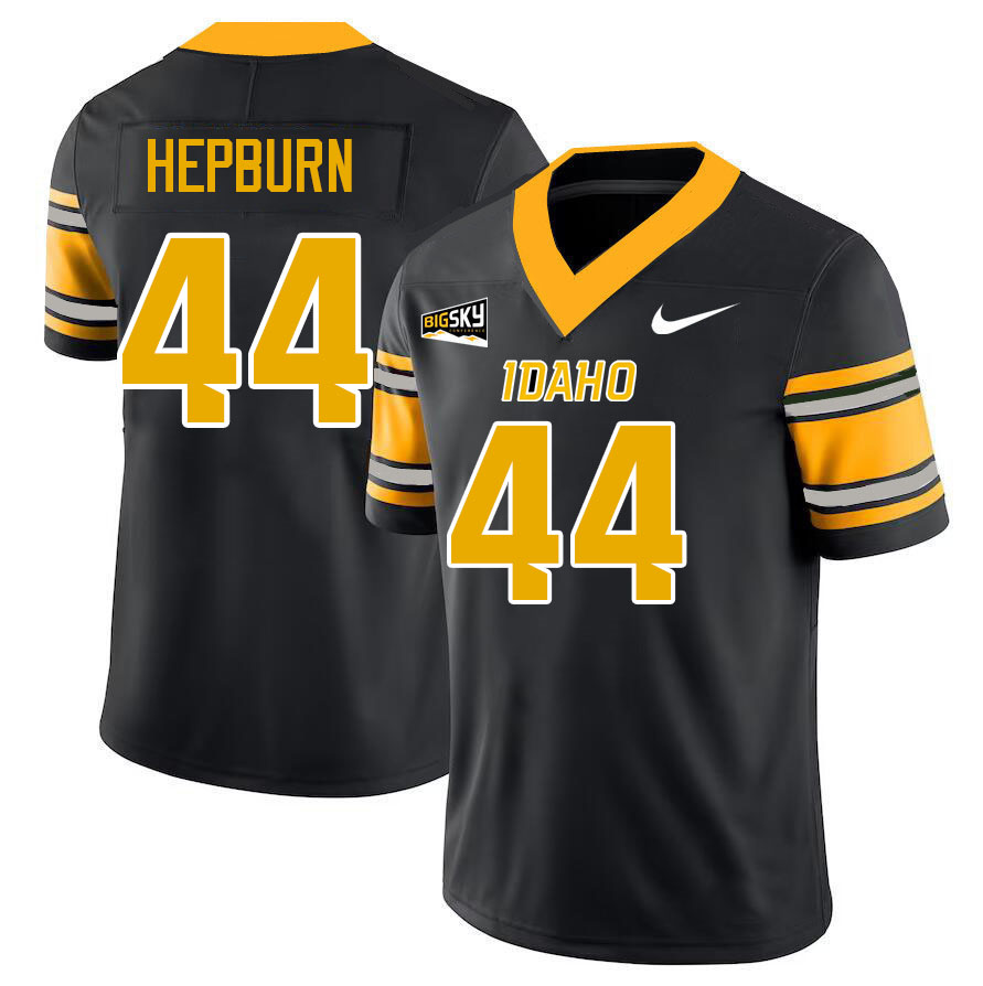 Idaho Vandals #44 Cruz Hepburn College Football Jerseys,Uniforms Stitched-Black